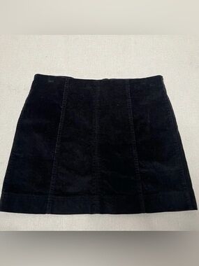 Y2K Mini Skirt Black Corduroy Women’s 11. Jolt. Boho grunge Alt. Night Out